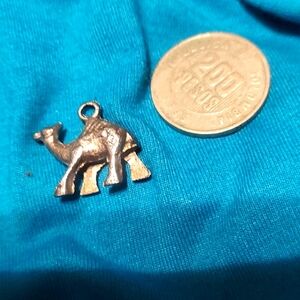 Adorable vintage 925 silver camel charm. So cute and mini